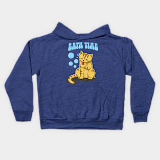 Bathing Cat Kids Hoodie